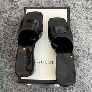 Gucci Shoes Rubber Nero shoes